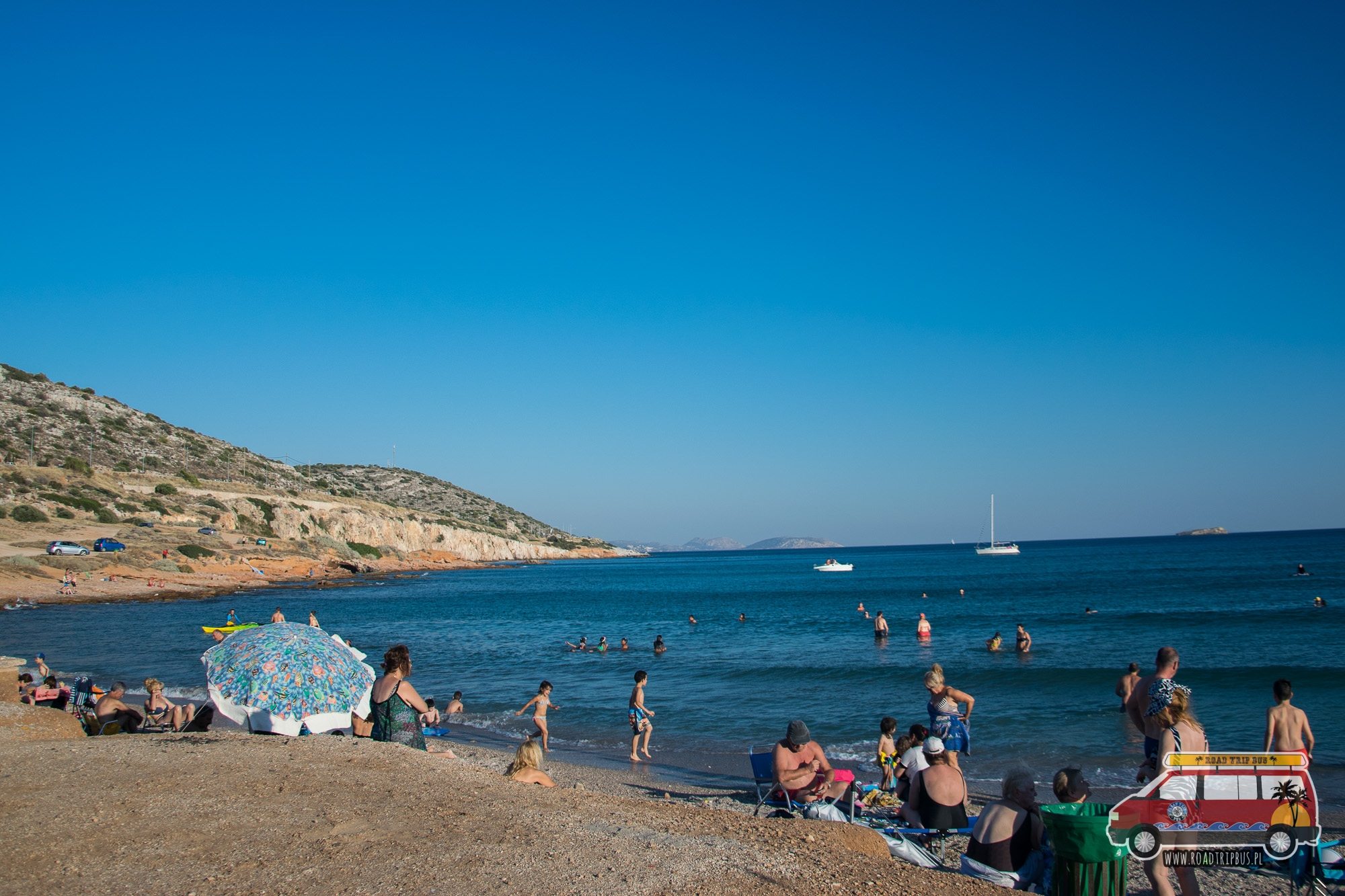 ateny plaża nocleg