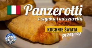Panzerotti z szynką i mozzarellą (pieczone)