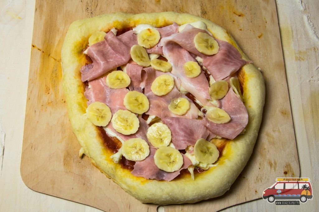 pizza z bananem