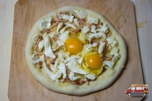 pizza z jajkami
