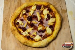 pizza z żurawiną