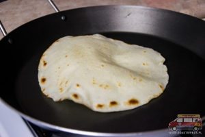 smażenie tortilli