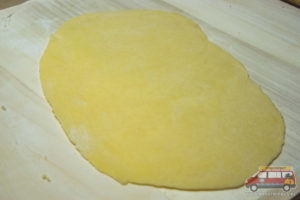 rozwałkowane ciasto