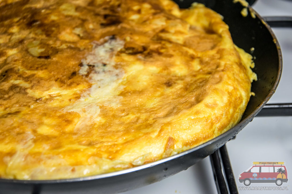 usmażona tortilla de patatas