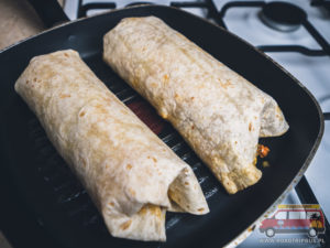 smażenie burrito