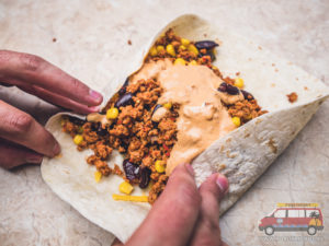 zwijanie burrito