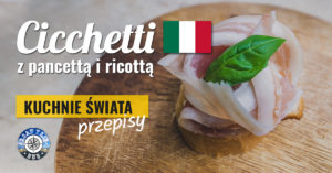 Cicchetti z pancettą i ricottą