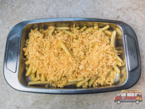 frytki posypane serem