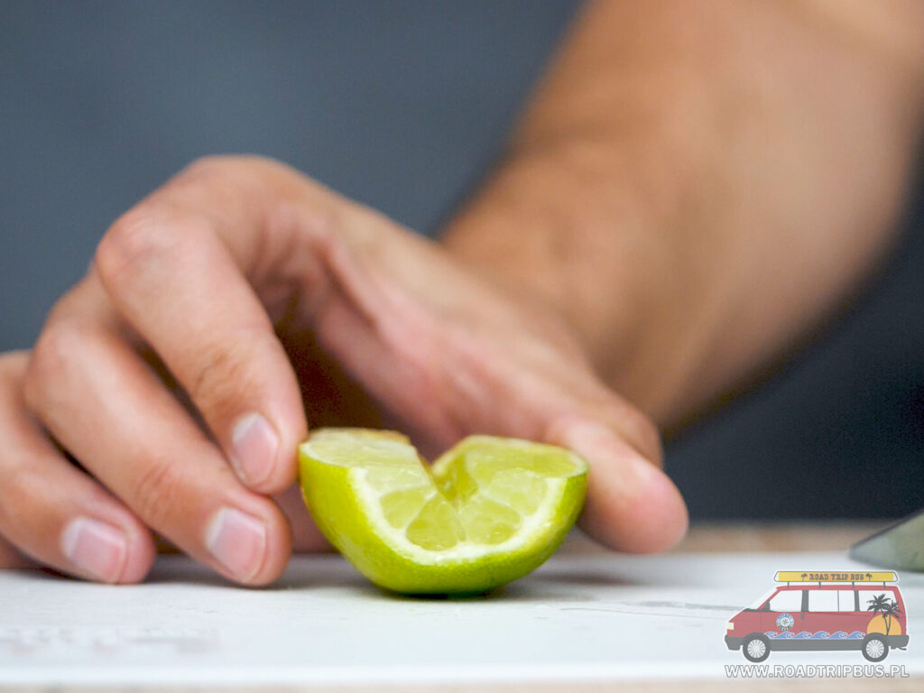 krojenie limonki