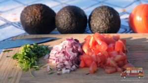 składniki na guacamole